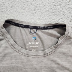 Kuhl Shirt Mens Medium Gray Engineered Crew Breathable Lightweight Hike *Read*