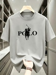 Men’s Summer Casual Business Short Sleeved Round T-shirt, Simple Fashionable