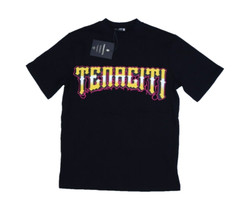 Tenaciti Studios Black Heavyweight Cotton Short Sleeve Tee Skull Sword Mens XS