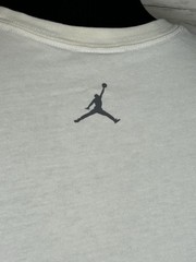 Nike Air Jordan T-Shirt Men XL Big Jumpman Embroidered Logo Blue White 37269-101