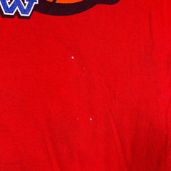 Vintage Fruit of the Loom Mens Red NBA Hoop It Up Crew 3 On 3 T-Shirt Size XL