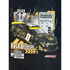 Kyle Busch 2023 NASCAR Cup Series Playoffs RCR 3CHI T-Shirt Mens 2XL Black