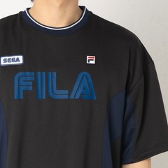 FILA x SEGA TEE Moisture-wicking quick-drying UV protection UnisexKhaki, Black