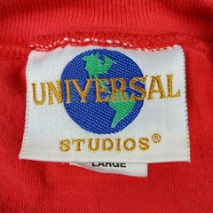 Universal Studios Vintage Sleeveless Shirt Red Made In U.S.A. Men’s Size Large