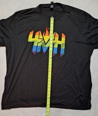 Black Graphic Short Sleeve T-shirt District Perfect Tri 4XL