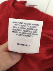 Supreme K Mart Blank Tee Red Authentic Size XL DEAD STOCK
