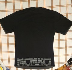 Vintage Y2K Southpole Double-Side Raised graphic logo 2 Tone Seam T-shirt Mens L