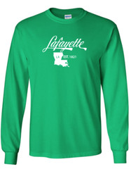 Lafayette Louisiana State T-Shirt Long Sleeve Graphic Tees Unisex apparel