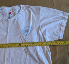 Bud Light Promo Hanes Nano-T Large (Fits XS) 100% Cotton, 2010s Graphic Beer T