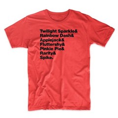 My Little Pony Shirt. On Black, White, Gray or Red Soft Cotton Premium Shirt