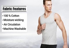 Men’s Heavyweight Combed Cotton Ribbed Tank Top TAGLESS (S-2X) NWT FREE SHIPPING