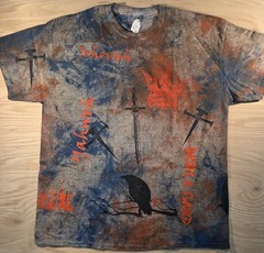 Jehovah Yahweh Biblical Fantasy Graphic Print T-Shirt Multicolor XL Short Slee…