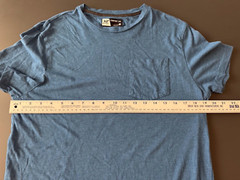 XRAY Comfort Tee Mens V-Neck T-Shirt Blue/Teal Short Sleeve Size Medium