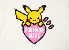 human made x pokemon T-Shirts Harajyuku edition Pikachu Small size