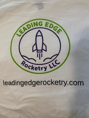 Leading Edge Rocketry LLC Model Rocket T-shirt Size 2XL Gildan Heavy Cotton