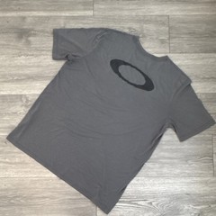 Vintage Oakley Men’s Gray Regular Fit Crew Neck Short Sleeve Logo T-Shirt XL