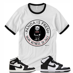 We Will Fit shirt to match Nike Dunk Panda Jordan 1 OG Panda