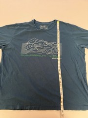 Eddie Bauer Men’s XL Blue Graphic T-Shirt Cotton Short Sleeve