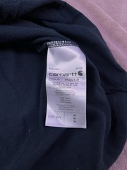Carhartt Men’s Navy Long Sleeve Loose Fit Logo T-Shirt TK0231-M Size M