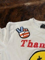 Rare Eternity BC/AD Thank You Have A Nice Life Embroidered Smiley ✌️Men’s Sz L