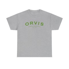 New Orvis Fly Reel Fishing Company Logo Black T-Shirt Size S-3XL