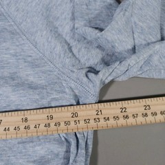 Faherty Henley Mens Large Blue Cloud Cotton Pima Modal Long Sleeve Raglan Shirt