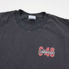 Vintage China Doll C46 Commando T Shirt Mens XL Black WWII Airplane Pin Up Tee