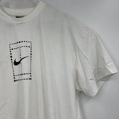 Vintage Nike White Shirt Mens 2XL Black Snike Sports Casual Gray Tag 2000-2002