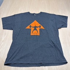 Men’s – Short Sleeve T-shirt -Sz XL Gray – Weightlifting -ELITE FTS -Cotton