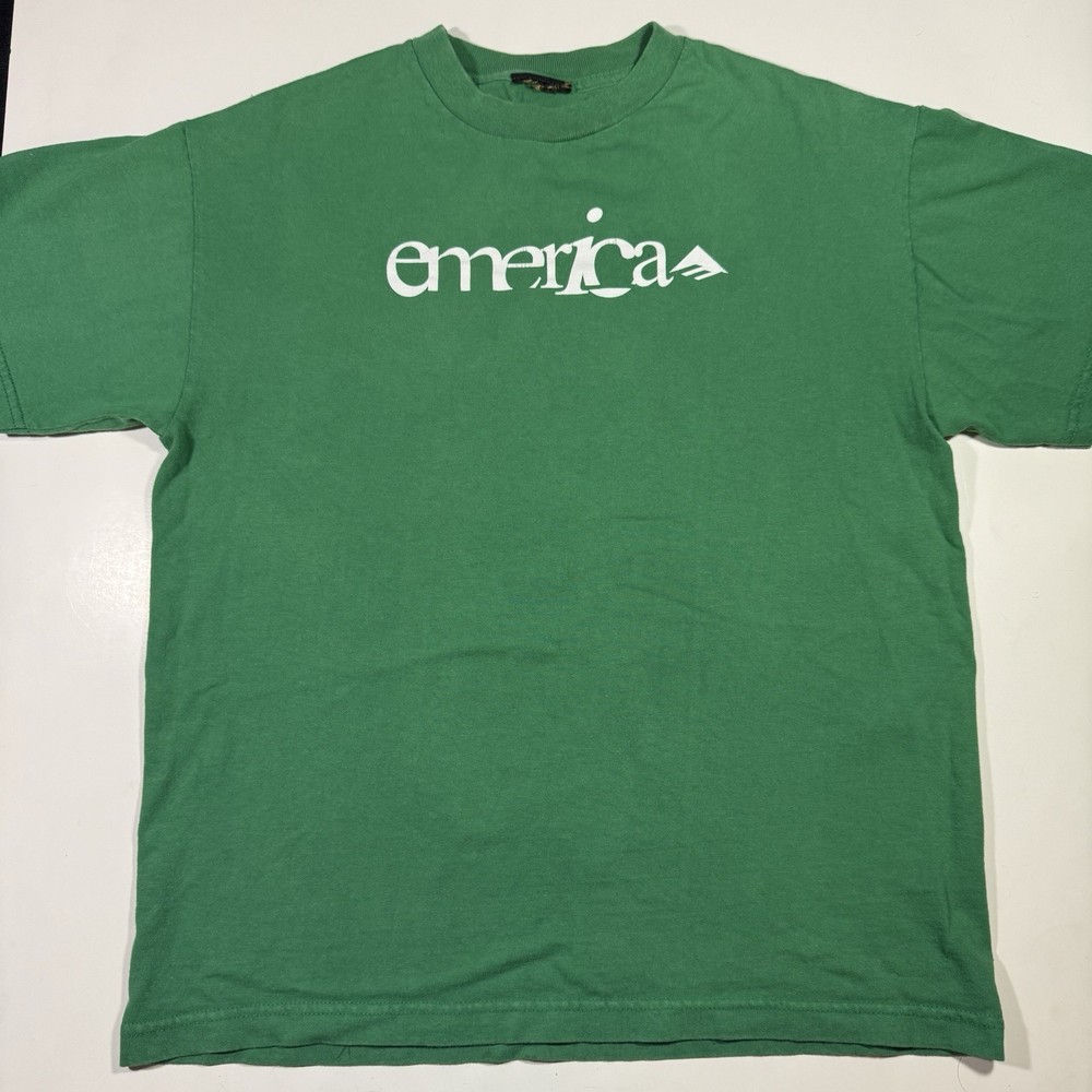 *unknown size, fits small* Vintage Emerica Skateboard Shoes T-Shirt