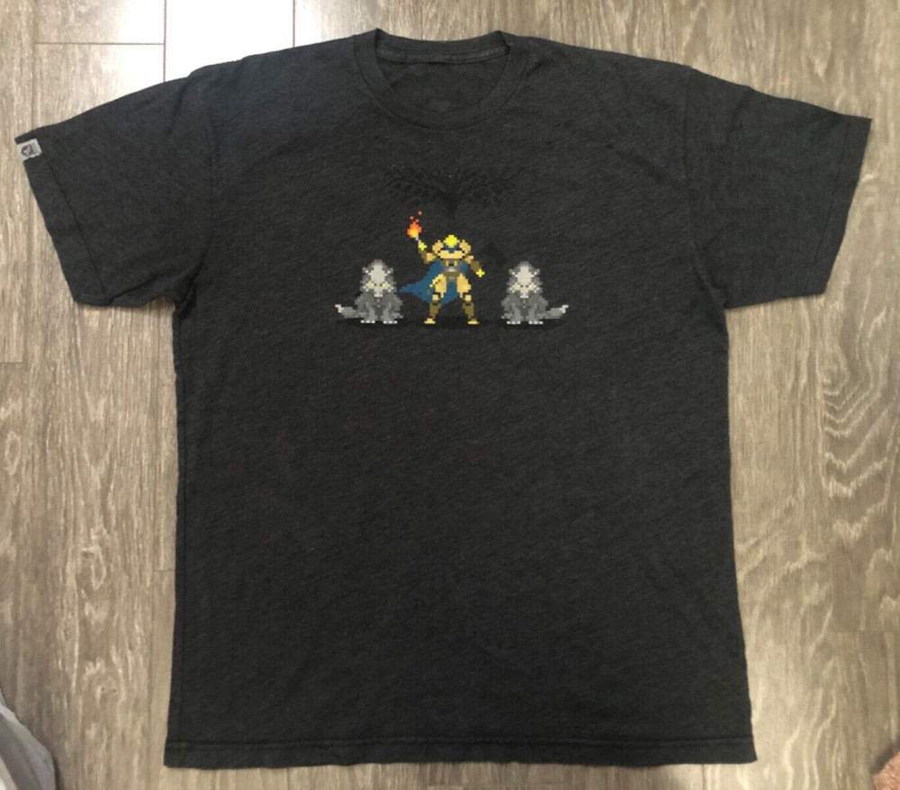 Destiny Video Game Pixel Art Wolf T Shirt See Measurements Used