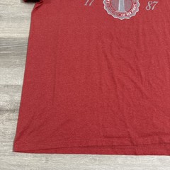 New Jersey Shirt Garden State Lighthouse Graphic Men’s Red XL Cotton Blend Tee