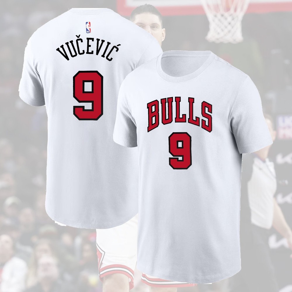 HOT HOT! Nikola Vučević #9 Chicago Bulls 2025 Name & Number Gift For Fans