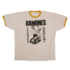 Ramones Teenage Lobotomy Ringer Tee Rock And Roll High School Punk – XL – 10203