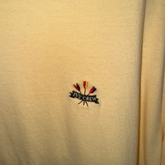 Men’s Ivy Crew Long Sleeve Yellow T-shirt 2XL