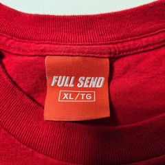 Full Send Nelk Boys Arch Tee Mens XL Red 100% Cotton Short Sleeve Streetwear