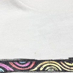 Vintage Human-i-Tees T Shirt World Peace Single Stitch XL White 90s Y2K Original