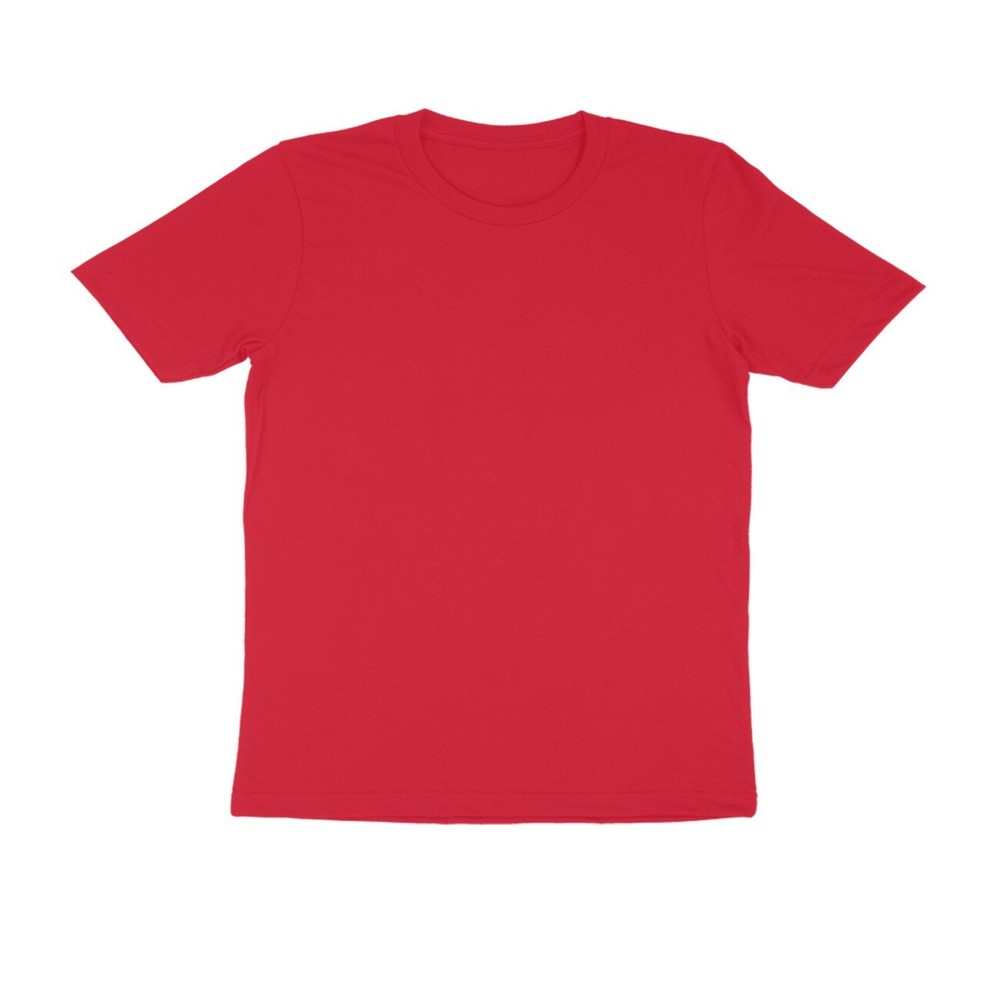 Round Neck Red Color Mix Size Half Sleeve Casual Wear T shirt For Men