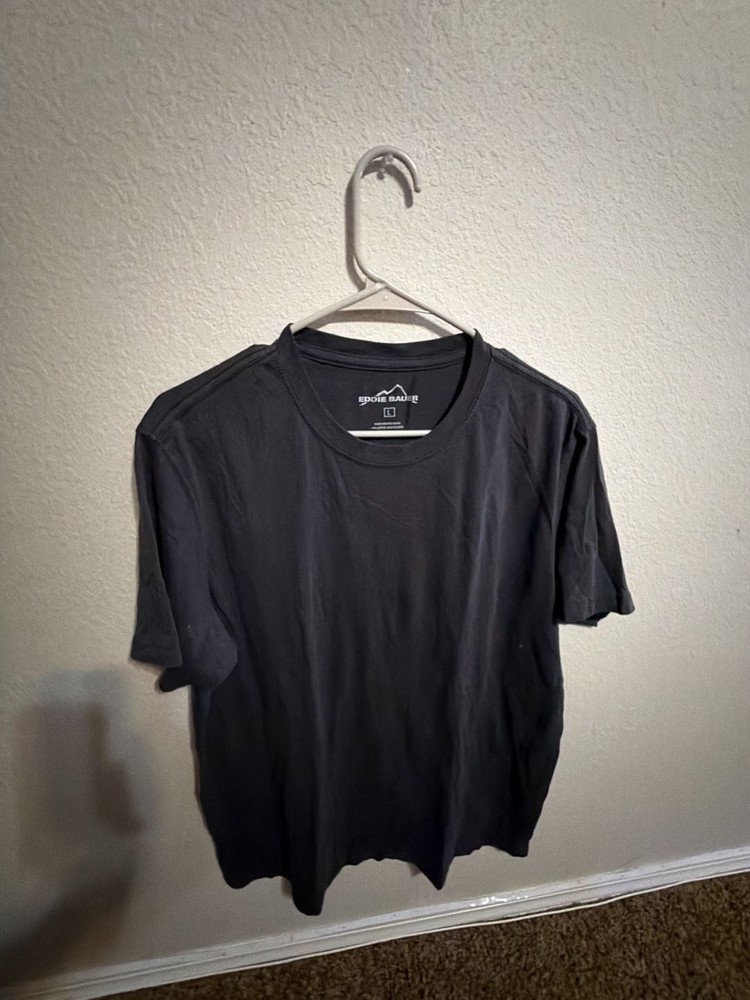 Eddie Bauer Men’s Short Sleeve Cotton Blend Crew Neck T-Shirt