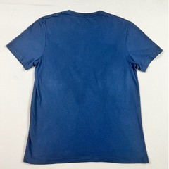 J.Crew Oarsmen Mens Medium Crew Neck Short Sleeve T Shirt Navy Made USA Cotton