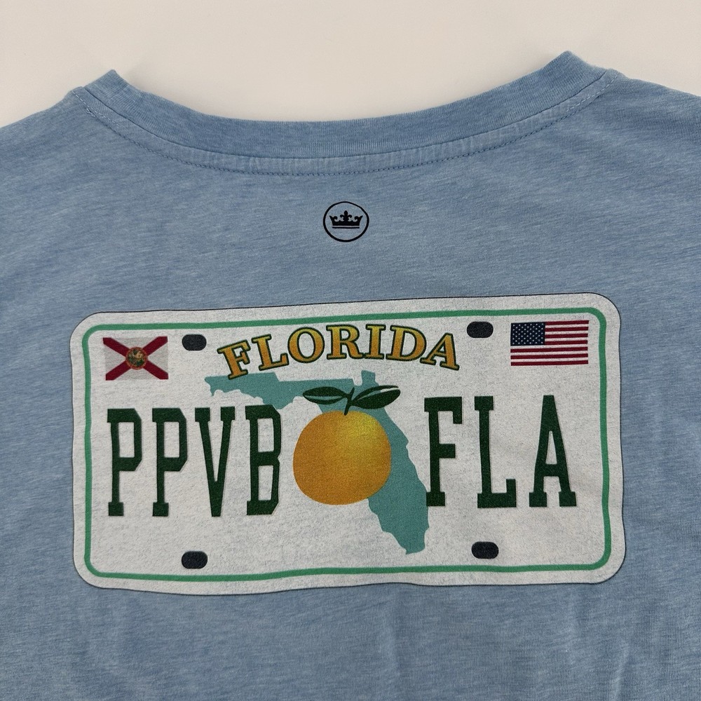 PETER MILLAR Shirt Mens XL Blue The Plantation At Ponte Vedra Beach Florida