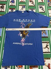 Vintage Bob Seger & The Silver Bullet Band 1986 Tour Tee Shirt Single Stitch