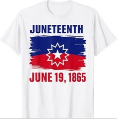 Juneteenth Flag Red White Blue Meaning Black History Freedom T-Shirt