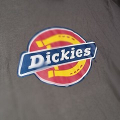 Dickies Logo SHIRT Mens GRAY 2XL XXL WORK WEAR CASUAL Outdoors Long Sleeve NWT
