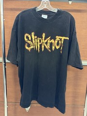 Vintage 2000s SLIPKNOT Cut Your Throat Tee Shirt Faded Worn Well Size 2XL