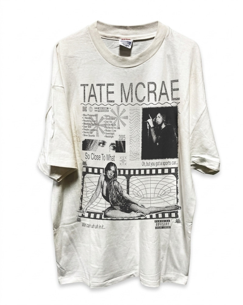 Vintage Tate McRae Concert T-Shirt, Unisex Pop Star Merch