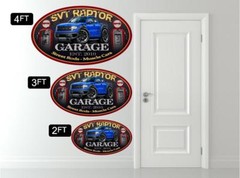 2010-14 Ford SVT Raptor F150 Pickup Truck Garage Sign Wall Art Graphic Sticker