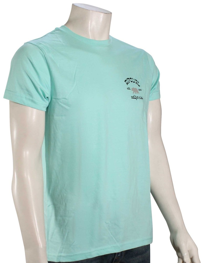 Rip Curl Bear Patrol Premium T-Shirt – Aqua Heather – New