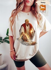 Trump Healing Epstein Satirical Political Shirt Funny Meme Tee