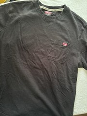 Wrangler Workwear Pocket Tee 2-Pack XL Black Camel Utility Essentials